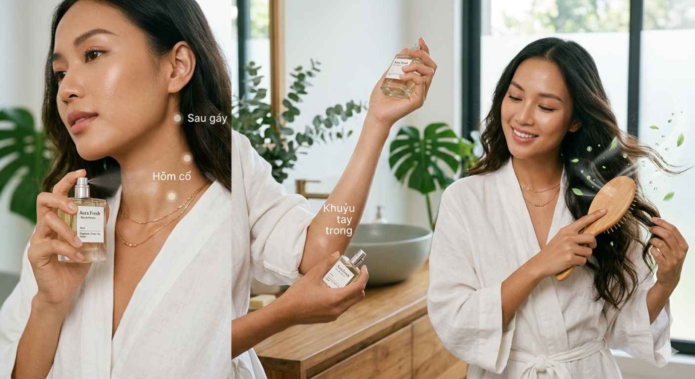 Cách dùng nước hoa