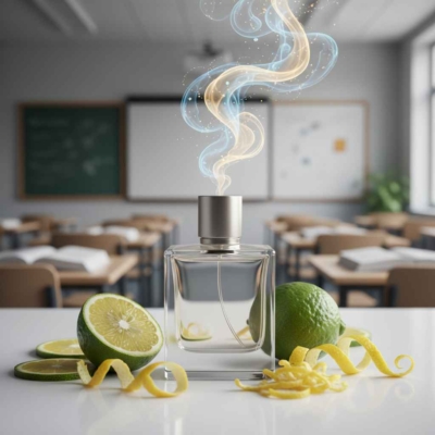 Cơ chế bay hơi của phân tử nước hoa nhóm Citrus Cam Chanh trên da học sinh sinh viên