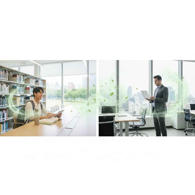 Ứng dụng thực tiễn của nước hoa hương xanh lá cây cho học sinh, sinh viên và người đi làm